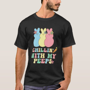 Cute Chillin With My Students Easter Day Funny Tea T-Shirt