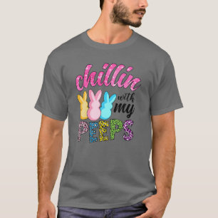 Cute Chillin With My Students Easter Day Funny Tea T-Shirt