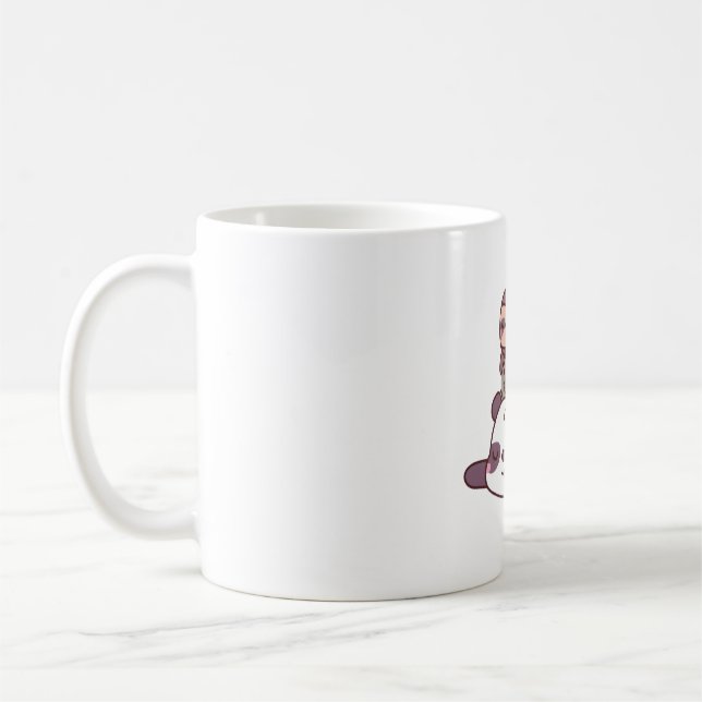 Cute Chilling Panda, Koala and Sloth  Coffee Mug (Left)