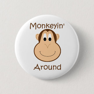 Cute chimp pin