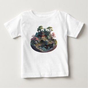 Cute Chinese Fantasy 3D Landscape Baby Top