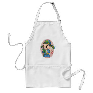 Cute Chinese God Of Education Standard Apron