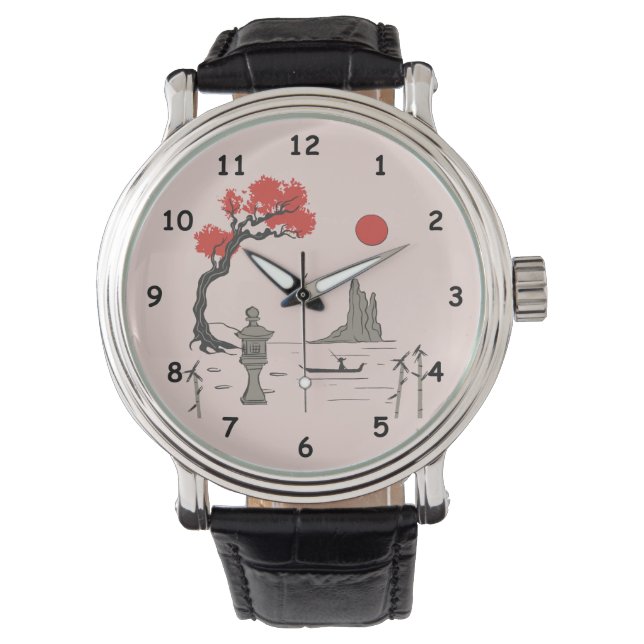 Cute Chinese Style Illustration Watch (Front)