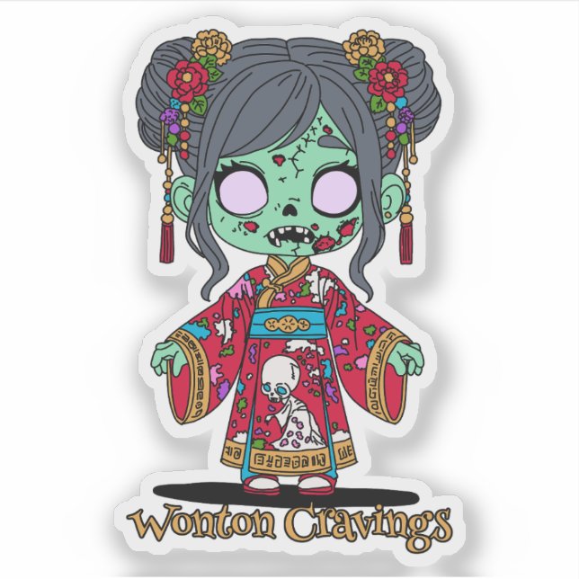 Cute Chinese Zombie (Front)