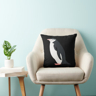 Cute Chinstrap Penguin Funny Antarctic Animal Love Cushion