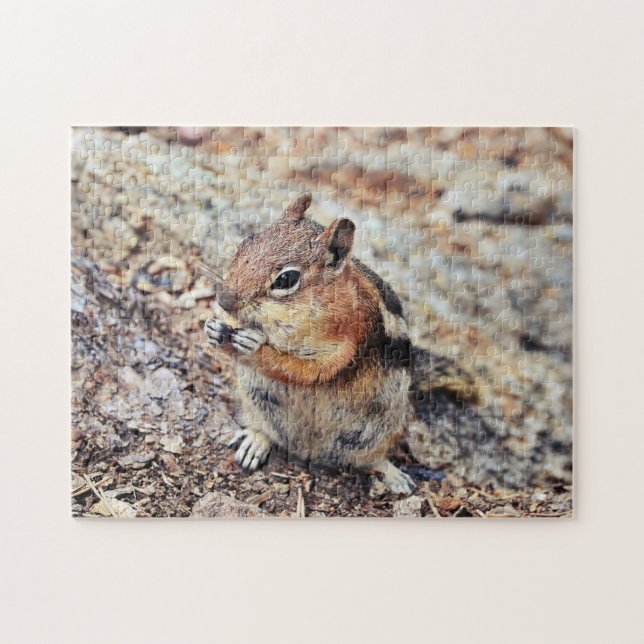 Cute Chipmunk Animal Nature Puzzle (Horizontal)