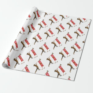 Cute Chipmunk Announcer Wrapping Paper