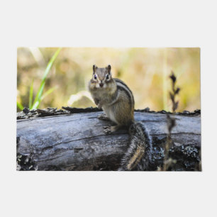 Cute Chipmunk Door Mat