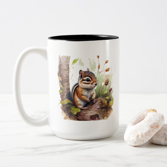 Cute Chipmunk Mug (With Donut)