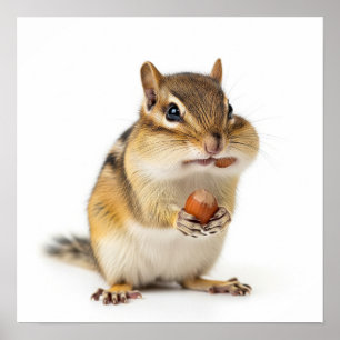 Cute Chipmunk Poster