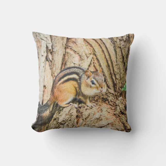 Cute Chipmunk Wildlife Animals Nature Outdoor Pill Cushion (Front)