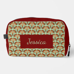 Cute Chipmunks Fall Wedding Custom Dopp Kit
