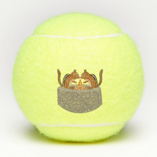 Cute Chipmunks Fall Wedding Tennis Balls