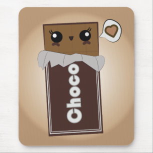 Cute Chocolate Bar Mouse Mat