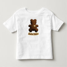 Cute chocolate bear kid T-Shirt