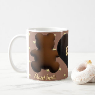 Cute chocolate bear mug
