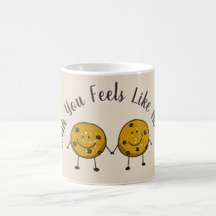 Cute Chocolate Cookie Friends Feels Like Home Coffee Mug