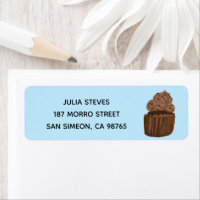 CUTE Chocolate Cupcake Bakery Pastry Cake Mailing