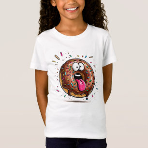Cute Chocolate Glazed Sprinkles White Tee