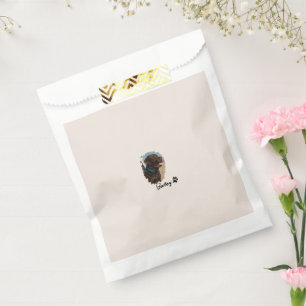 Cute Chocolate Labrador Dog – Bailey Pet Gift Favour Bags