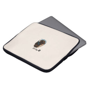 Cute Chocolate Labrador Dog – Bailey Pet Gift Laptop Sleeve