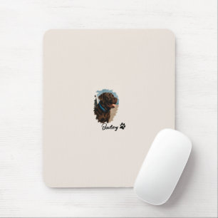 Cute Chocolate Labrador Dog – Bailey   Pet Gift Mouse Mat