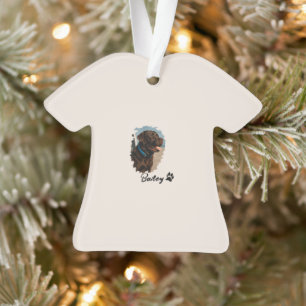 Cute Chocolate Labrador Dog – Bailey Pet Gift Ornament