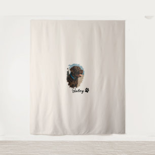 Cute Chocolate Labrador Dog – Bailey Pet Gift Tapestry