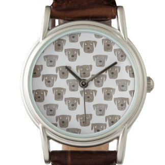 Cute Chocolate Labrador Retriever Dog Watch