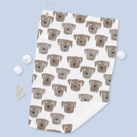 Cute Chocolate Labrador Retriever Dog Watercolor