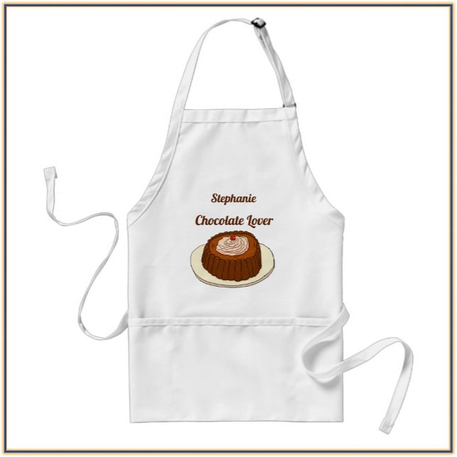Cute Chocolate Lover Adult Apron (Creator Uploaded)