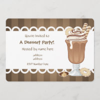 Cute chocolate millkshake all occasion party