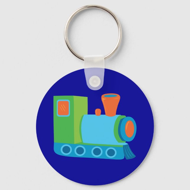 Cute Choo Choo Train Key Ring (Front)