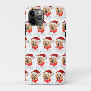 Cute Chow Chow Dog Christmas Pattern iPhone 11 Pro Case