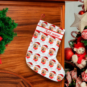 Cute Chow Chow Dog Christmas Pattern Small Christmas Stocking
