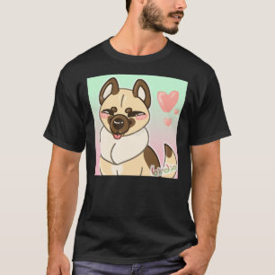 Cute Chow German Shepherd Dog T-Shirt