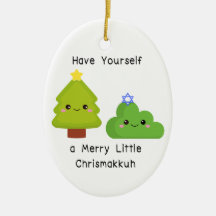 Cute Chrismukkah Ornament