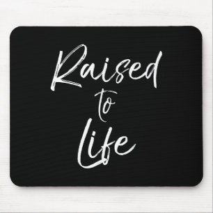 Cute Christian Baptism Gift For New Believers Rais Mouse Mat