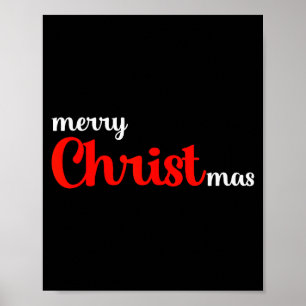 Cute Christian Christmas Shirt Faith Based Holiday Poster