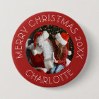 Cute Christmas 2025 Photo Santa Kids Name