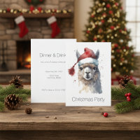 Cute Christmas Alpaca, custom