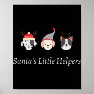 Cute Christmas Animal T Shirt  Poster
