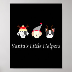 Cute Christmas Animal T Shirt  Poster