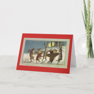 Cute Christmas Animals Holiday Card