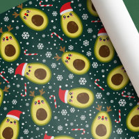Cute Christmas Avocado Holiday