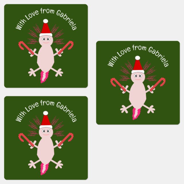 Cute Christmas Axolotl Custom (Group)
