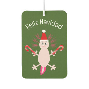 Cute Christmas Axolotl Custom Car Air Freshener