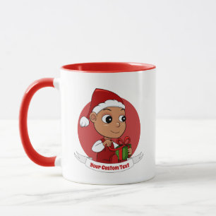 Cute Christmas baby cartoon Mug