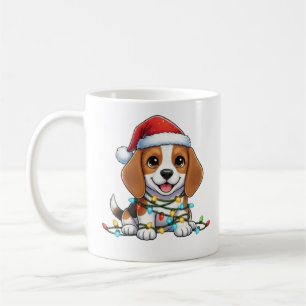 Cute Christmas Beagle Mug