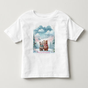 Cute Christmas Bears Toddler T-Shirt